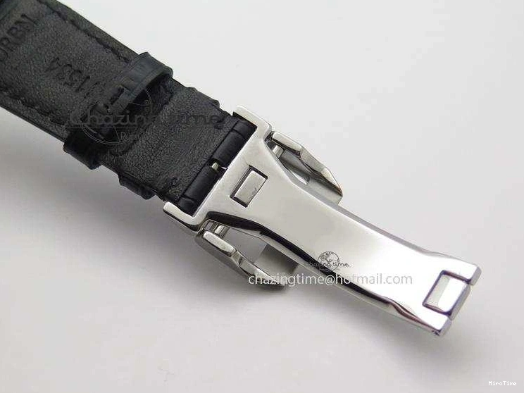 MIROTIME 0331 Portuguese Tourbillon Power Reserve Moonphase SS Black Dial On Black Leather Strap TechFriendly 7321